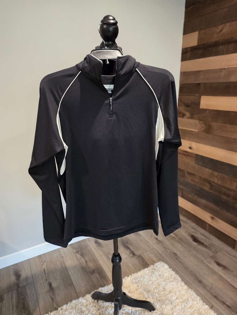 Augusta Sportswear Black Quarter-Zip Top